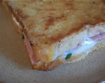 Mozzarella Fried Sandwiches with Nira
