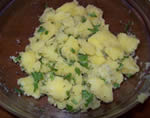 Mashed Potato Salad with Parsley