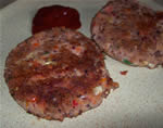 Kidney beans burgers with Jalapeno