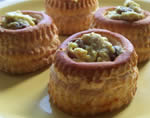 Vol-au-vent with Chicken Curry