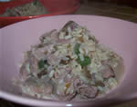 Red chicory risotto with sage