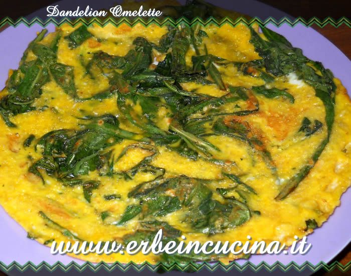Dandelion omelette