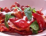 Fried Peppers Salad with Mint