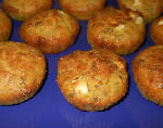 Carrot and basil savory muffins